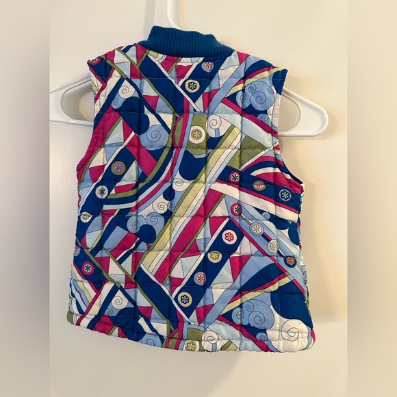 The Children’s Place colorful puffer vest. Sz 4T - Picture 3 of 7